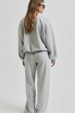 Abadell collegehousut, grey melange