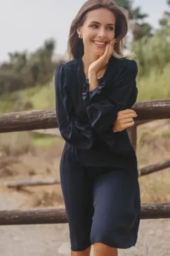 Americandreams - Koko mekko short, navy