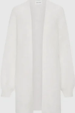 Americandreams - Lee midi mohairneuletakki, white