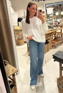 Americandreams - Pepper puuvillaneule, valkoinen