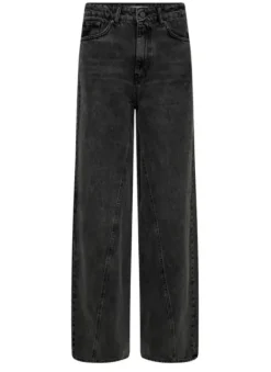 co'couture - VikaCC Long Wide Seam Jeans, black