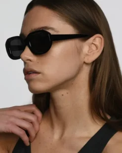 Corlin - Casena aurinkolasit, black - black