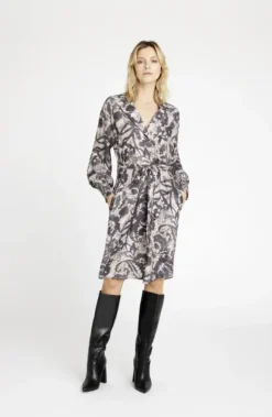 Costa knee mekko, harmaa-lilac