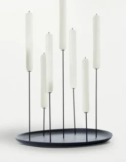 eno studio - MULTI CANDLE PIN kynttilänjalka, musta