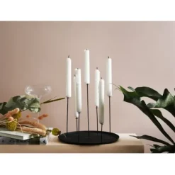 eno studio - MULTI CANDLE PIN kynttilänjalka, musta