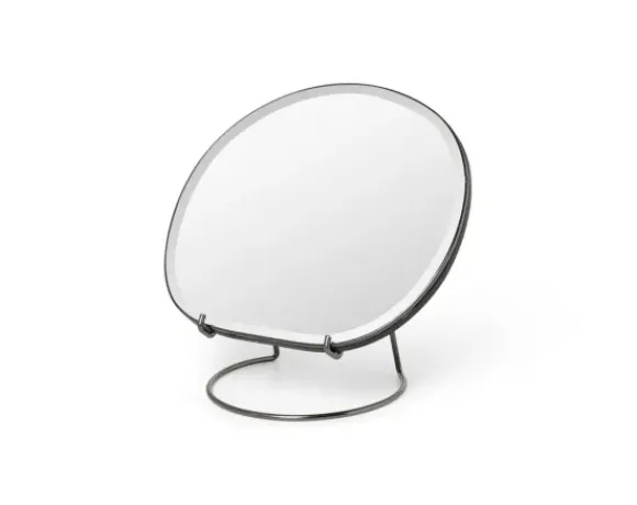 Ferm Living - Pond pöytäpeili, dark chrome