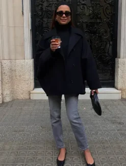 Flattered - Bodil ballerinat, black