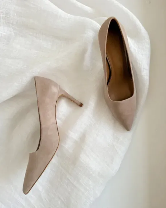 Flattered - Charlie Suede korkkarit, beige