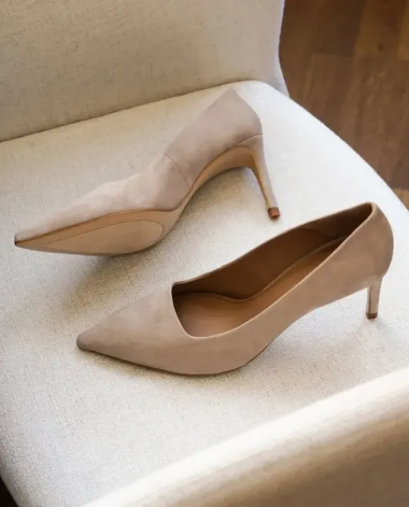 Flattered - Charlie Suede korkkarit, beige