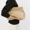 Flattered - Clay Clutch mokkanahkaa, sand