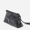 Flattered - Clay Mini Clutch handbag, Patent black