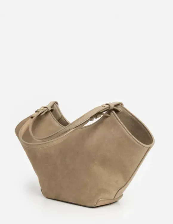 Flattered - Dilba Mini Tote Bag Suede Sand