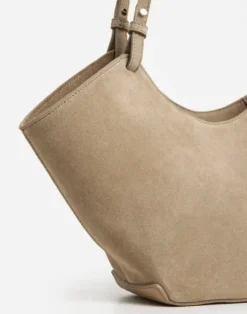 Flattered - Dilba Mini Tote Bag Suede Sand
