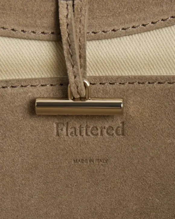 Flattered - Dilba Mini Tote Bag Suede Sand