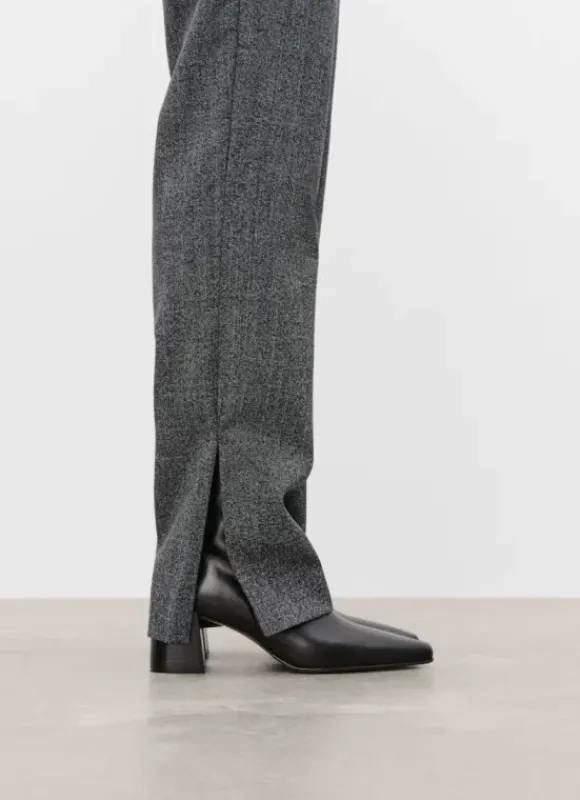 Flattered - Gill nilkkurit nahkaa, musta