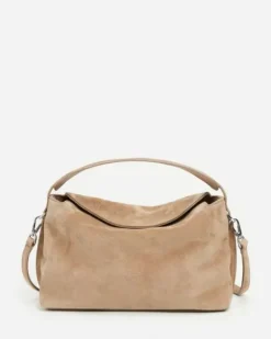 Flattered - Hera handbag, suede sand