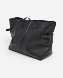 Flattered - Lesley tote bag, leather black