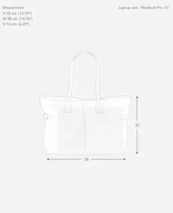 Flattered - Lesley tote bag, suede bourbon