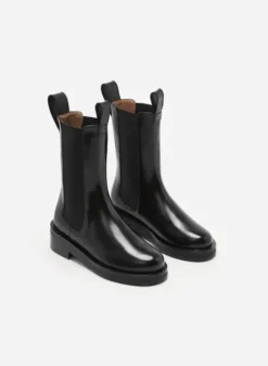 Flattered - Liana nahkanilkkurit, musta