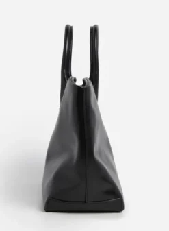 Flattered - Lola tote bag leather, black