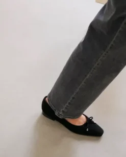 Flattered - Monica ballerinat, musta mokka