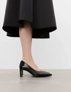 Flattered - Tove korkokengät nahkaa, musta