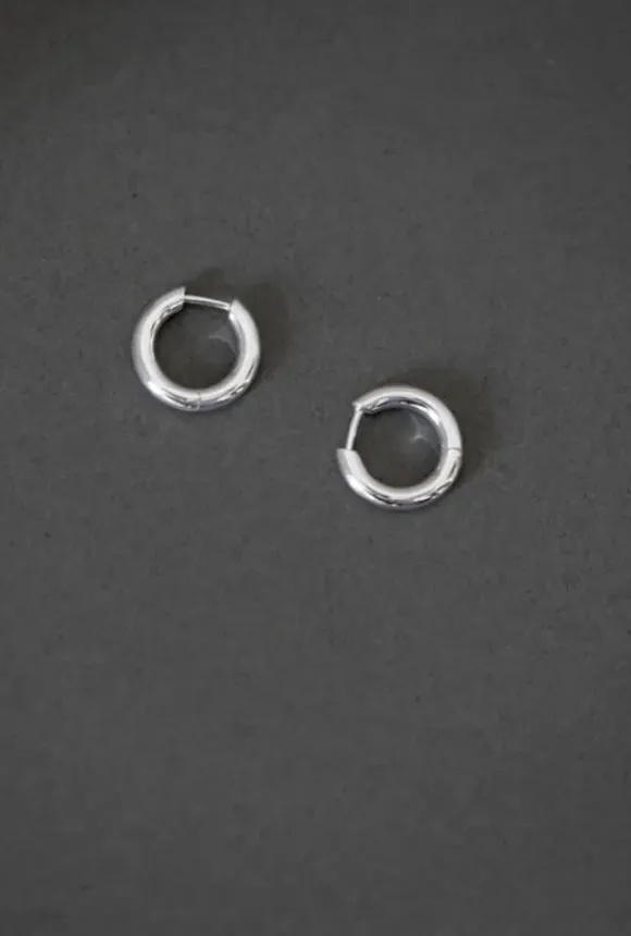 Gauhar - korvakorut, rengas plain hopea