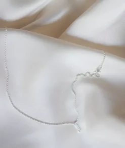 Gauhar - Rolo kaulaketju 76cm, hopea