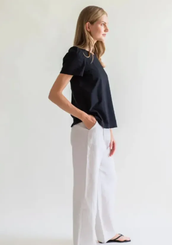 Gauhar - t-paita puff hihat musta