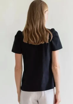 Gauhar - t-paita puff hihat musta