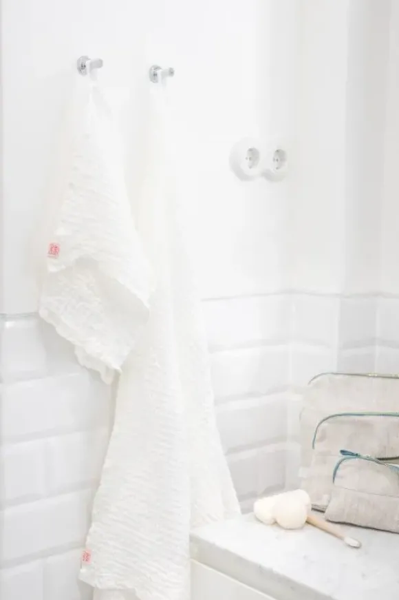 Gauhar - vohvelikäsipyyhe, valkoinen