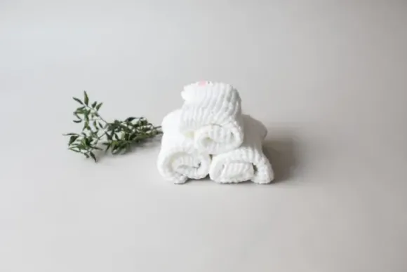 Gauhar - vohvelikäsipyyhe, valkoinen