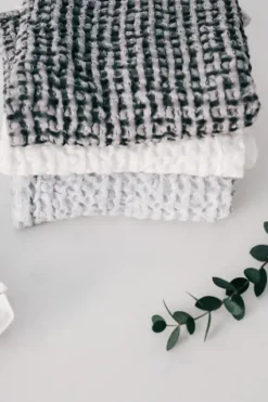 Gauhar - vohvelikäsipyyhe, valkoinen