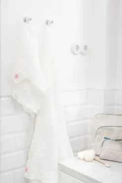 Gauhar - vohvelipyyhe, valkoinen