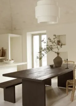 Hanglin pellavavarjostin XL 60x48, ecru