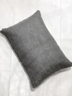 Himla - Hannelin pellavatyynynpäällinen, tummanharmaa