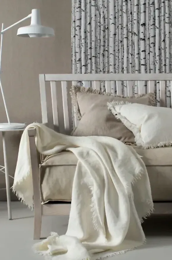 Himla - Merlin torkkupeitto off-white 130x170