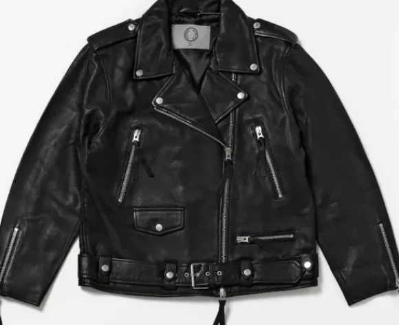 Human Scales - Leah nahkatakki, musta