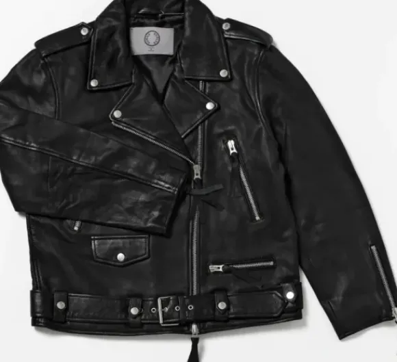 Human Scales - Leah nahkatakki, musta