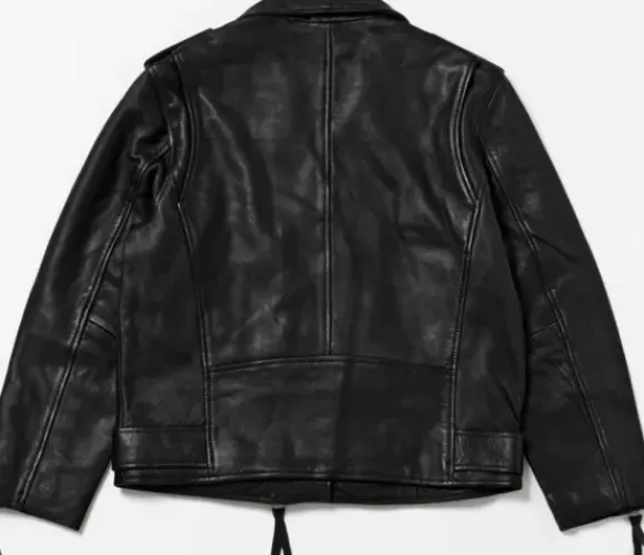 Human Scales - Leah nahkatakki, musta