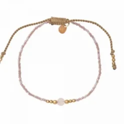 Iris rannekoru Rose Quartz, gold