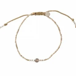 Iris rannekoru Smokey Quartz, silver