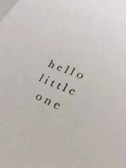 Joyem - Hello little one -kortti