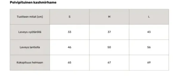 Kaia cashmere hame, dark chocolate