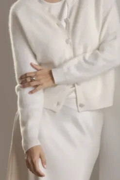 Karla cashmere neuletakki, cream