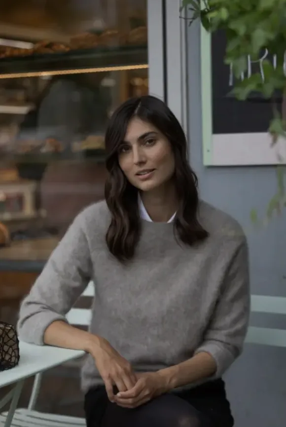 Karlee cashmere neule, greige