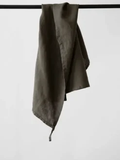 Keittiöpyyhe pellavaa, taupe