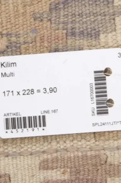 Kelim matto, multi #602 / 171x228cm