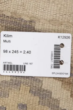 Kelim matto, multi custom #622 / 98x245cm