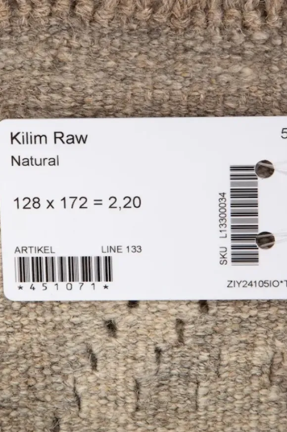 Kelim matto, natural #612 / 128x172cm